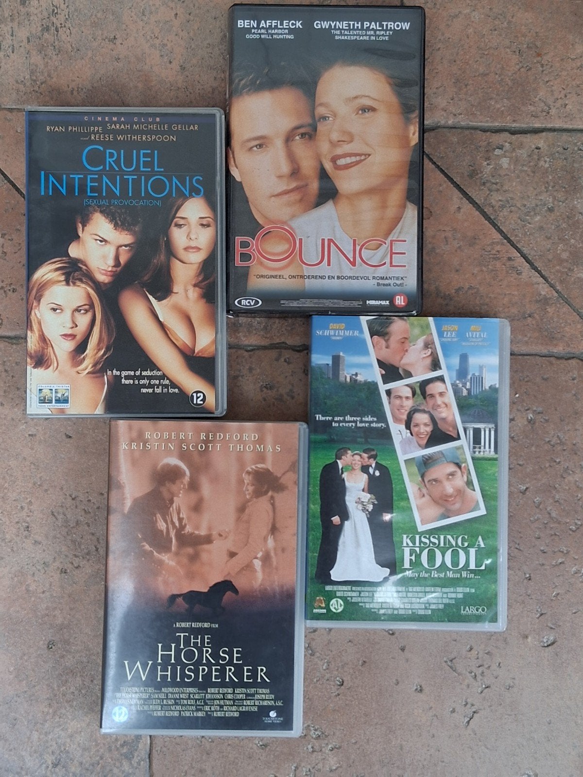 Diverse VHS-collectie: Cruel Intentions, Bounce, The Horse W, Vanaf 12 jaar, Ophalen of Verzenden, Gebruikt, Drama