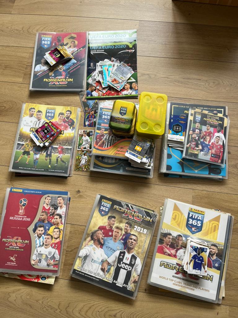 Zeer grote collectie panini adrenalyn, Ophalen, Zo goed als nieuw, Buitenlandse clubs, Poster, Plaatje of Sticker