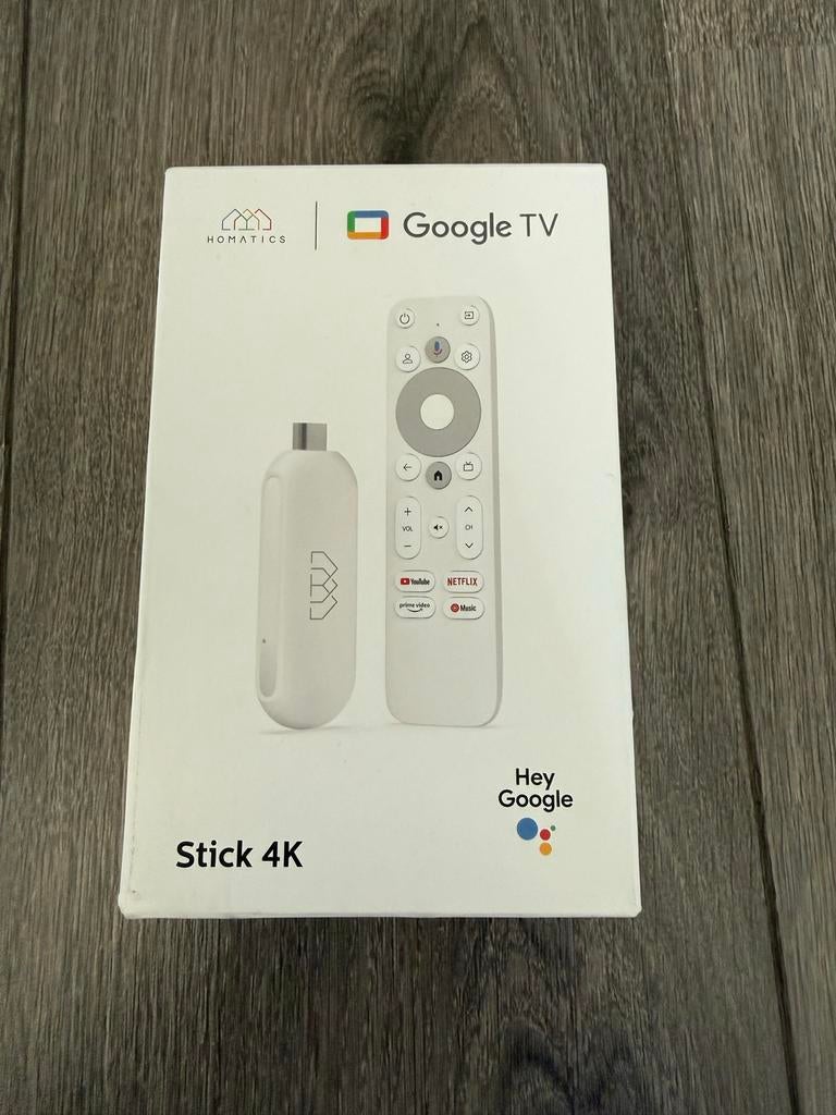 Homatics Google TV Smart Stick 4K, Ophalen of Verzenden, Nieuw, HDMI, Zonder harde schijf