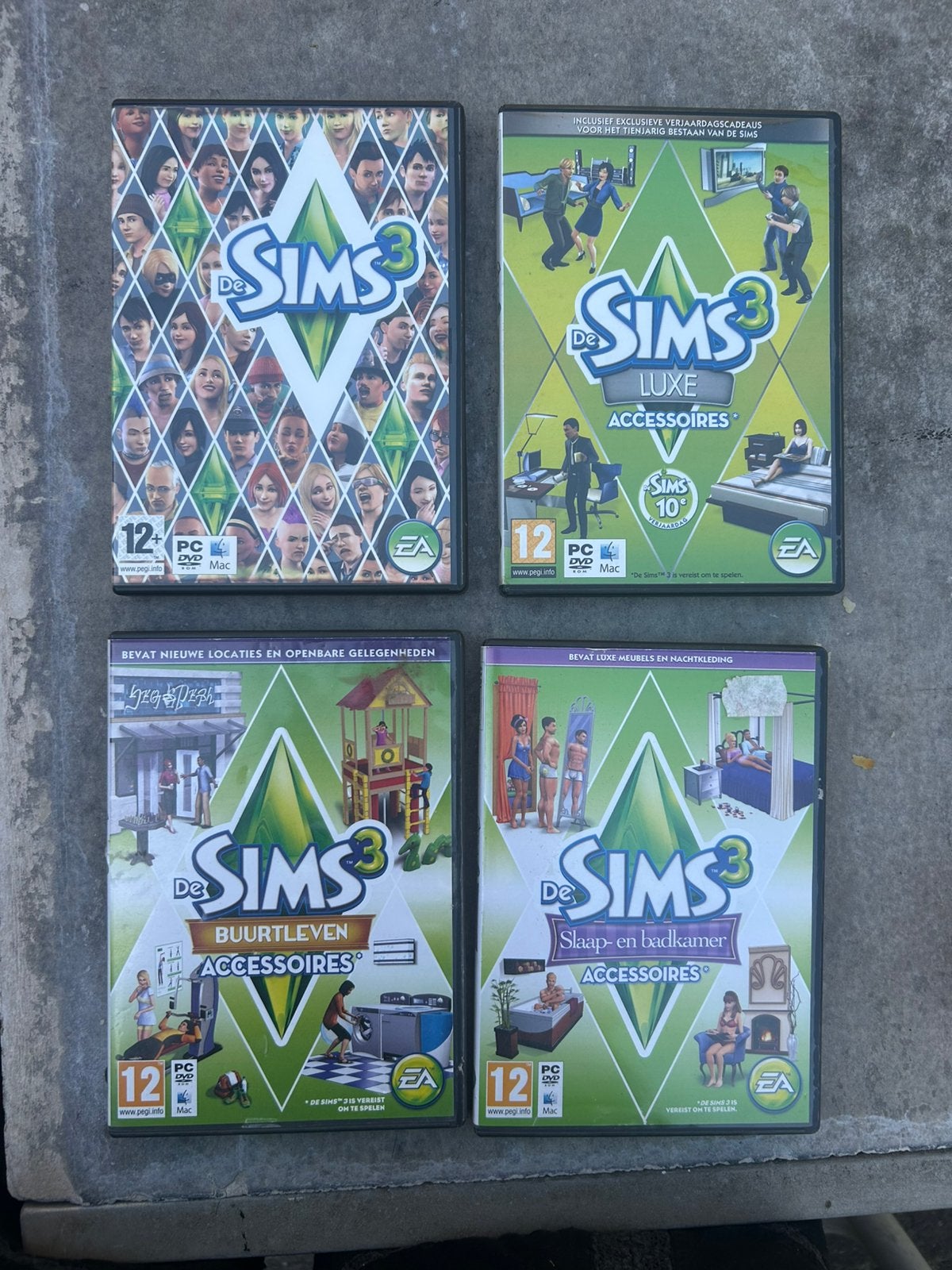 Sims 3 + 3 uitbreidingen, 1 speler, Ophalen of Verzenden, Zo goed als nieuw, Vanaf 12 jaar
