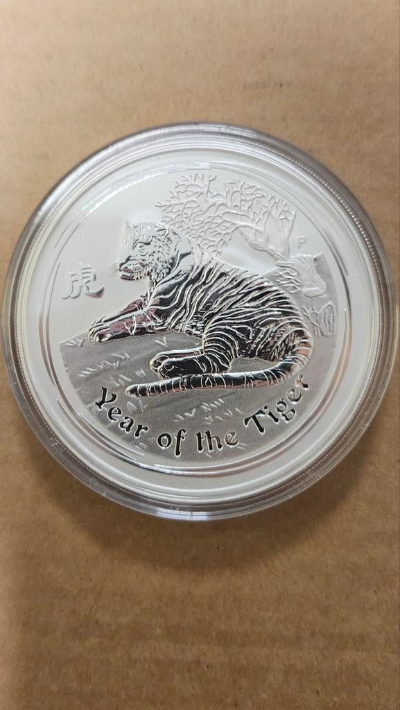 5 ounce lunar 2 year of the tyger, Ophalen of Verzenden, Zilver
