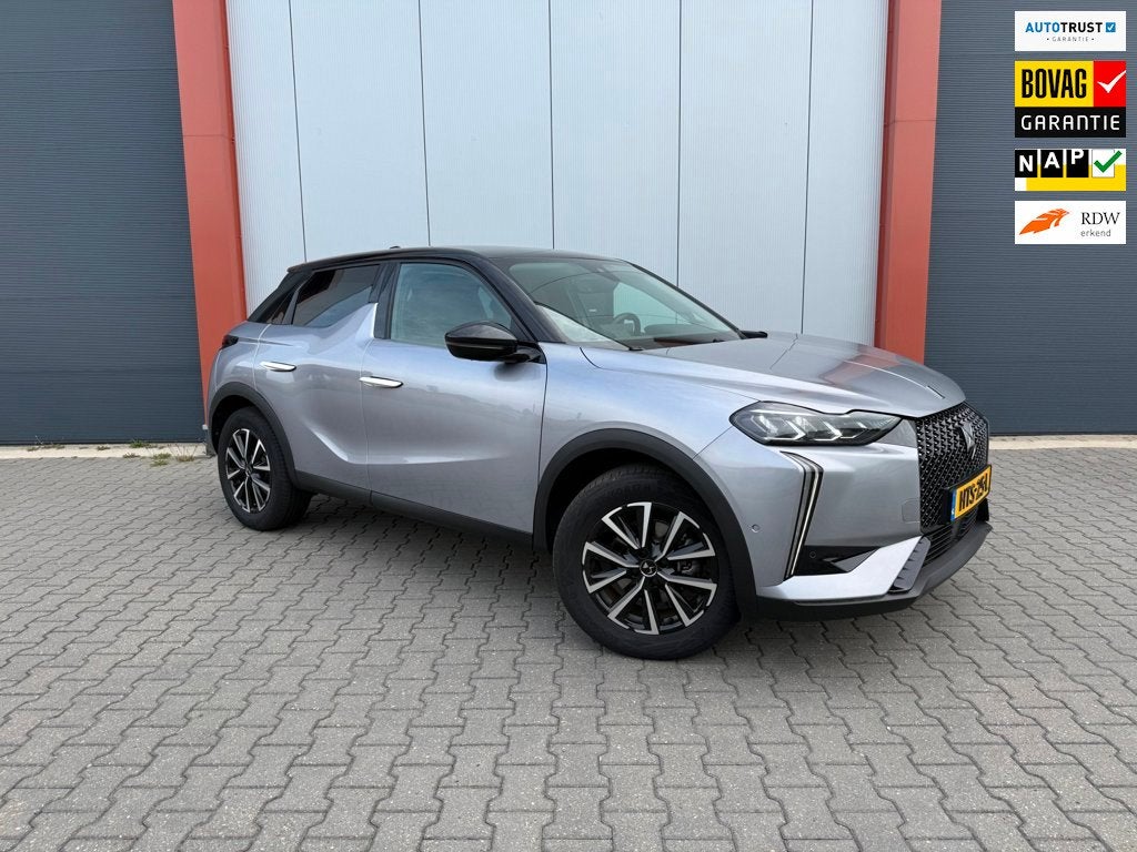 DS 3 E-Tense Edition France 54 kWh, Auto's, Zwart, 156 pk, Leder en Stof, Origineel Nederlands