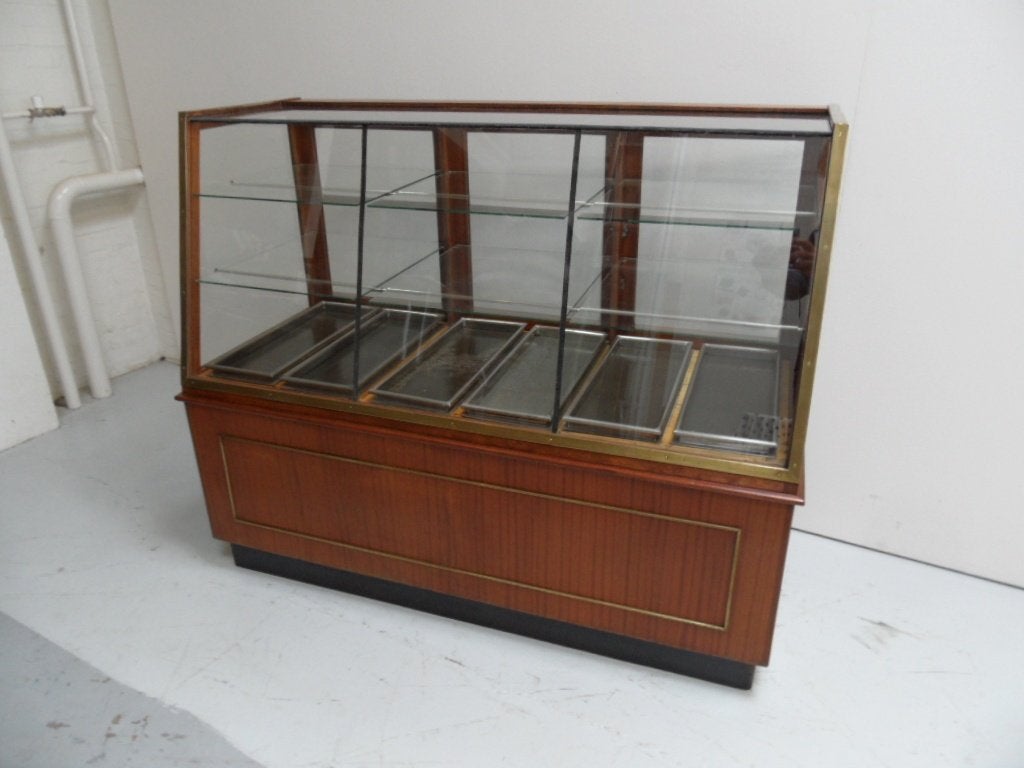 Antieke bakkervitrine, Ophalen of Verzenden