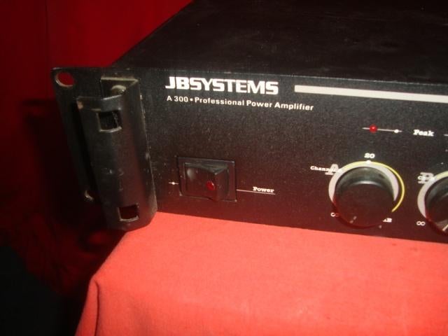 Gebruikt: JB Systems A300 PA versterker, 20250372, Mteurope@outlook.com, JB SYSTEMS, MTE, Gebruikt
