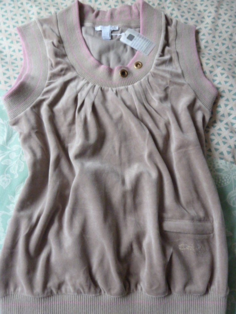 CAVALLI fluwelen nikki top, brede boorden, nuderoze, nieuw!, Maat 38/40 (M), Verzenden, Nieuw, Roze
