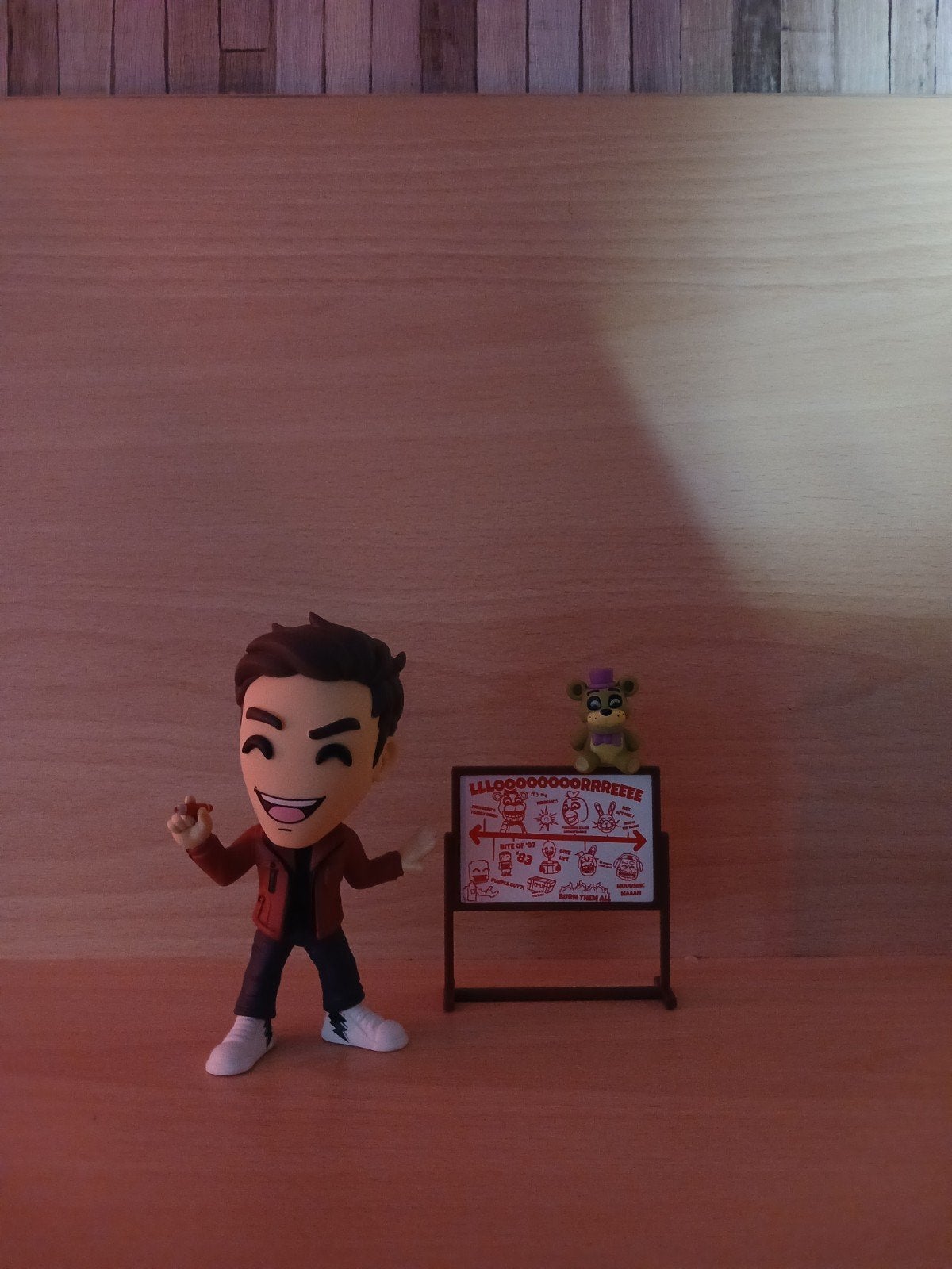 MatPat Youtooz figuur met whiteboard en Freddy, Ophalen of Verzenden, Zo goed als nieuw