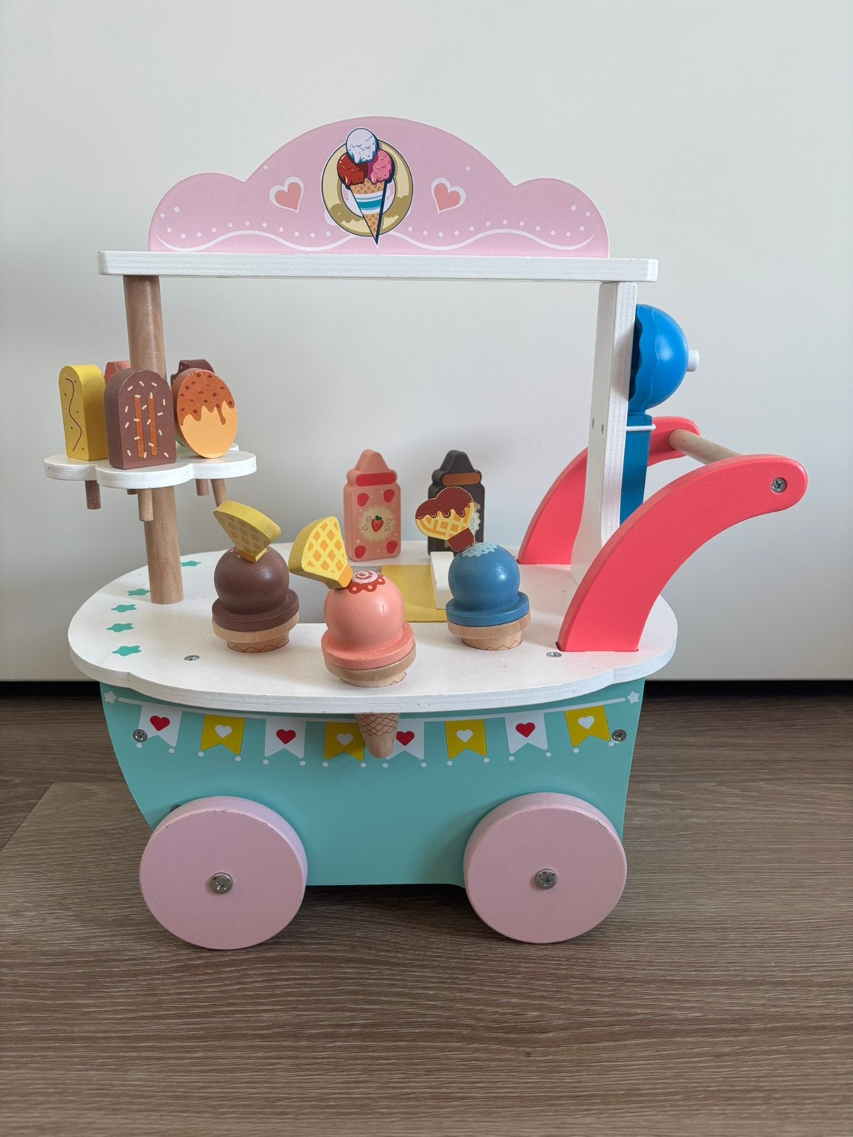 Houten ijswagen, Ophalen of Verzenden, Gebruikt