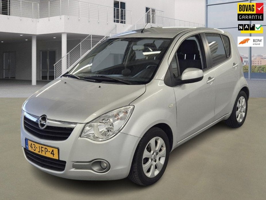 Opel Agila 1.2 Enjoy 2e Eigenaar 73.700 km +NAP NL-auto, Auto's, 4 cilinders, 965 kg, Origineel Nederlands, Bedrijf