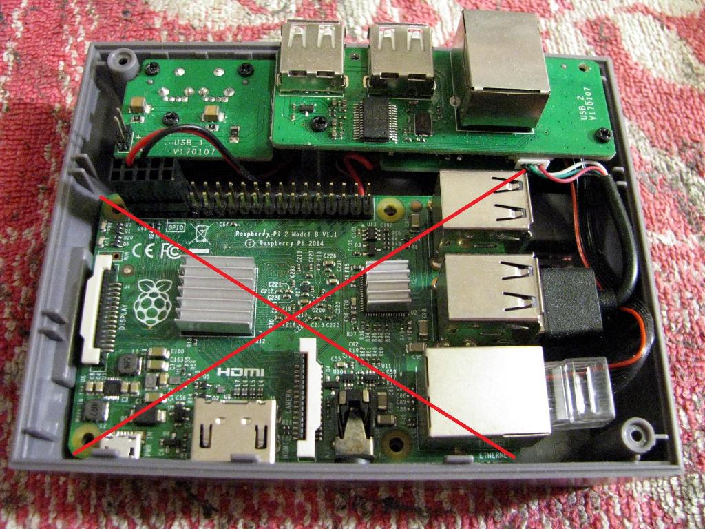 4x Raspberry Pi behuizing oa Nespi case, Ophalen, Gebruikt
