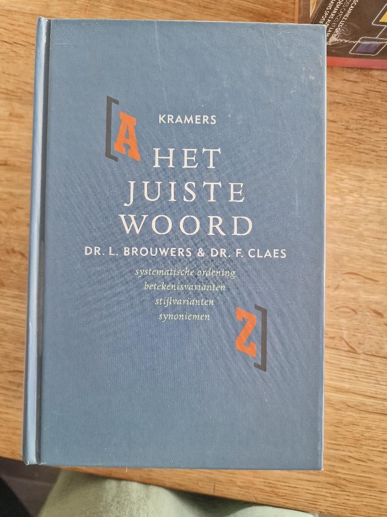 Het juiste woord, Ophalen of Verzenden, Zo goed als nieuw