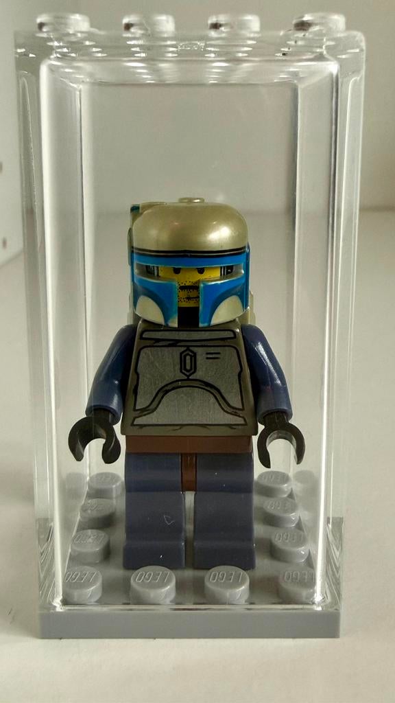 Lego Star Wars Jango Fett Balaclava Head sw0053 uit 2002, Gebruikt, Star Wars, Lego, Ophalen of Verzenden
