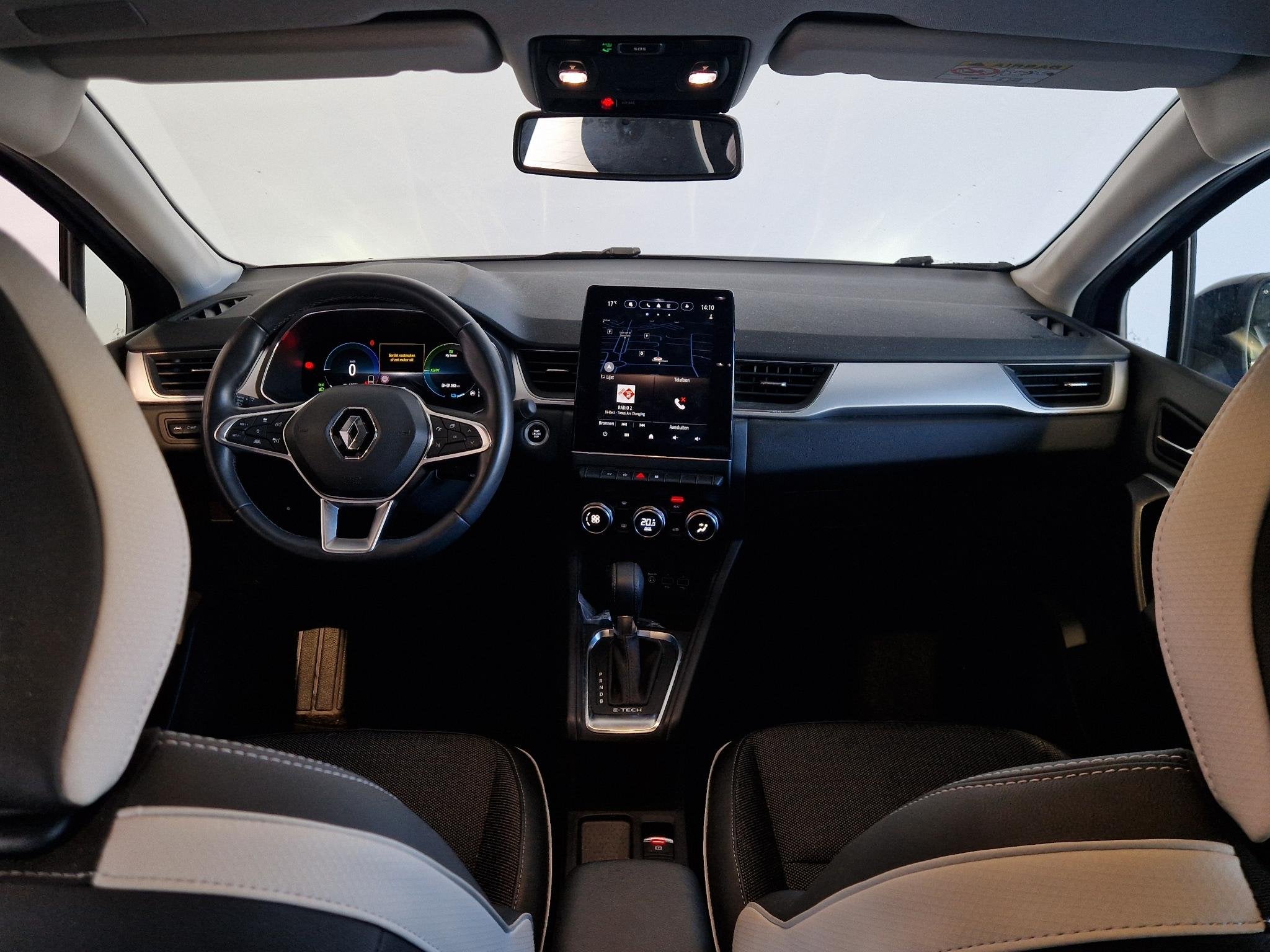 Renault Captur E-Tech plug-in hybrid 160 techno | 1E EIGENAA, Auto's, Gebruikt, Met garantie (alle), Blauw, Leder en Stof