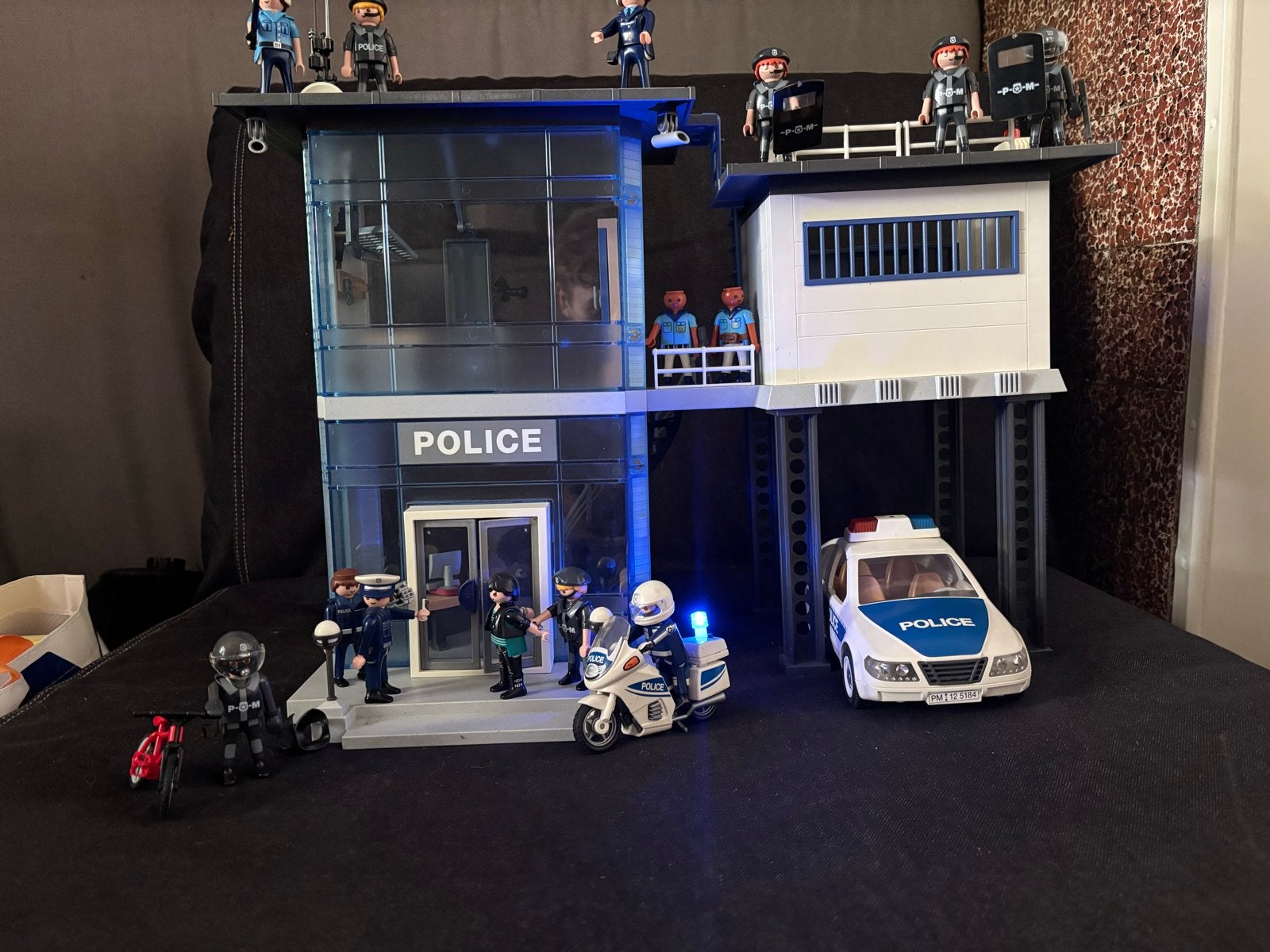 Playmobil Politiebureau, Kinderen en Baby's, Speelgoed | Playmobil, Gebruikt, Gebouw, Complete set, Ophalen of Verzenden