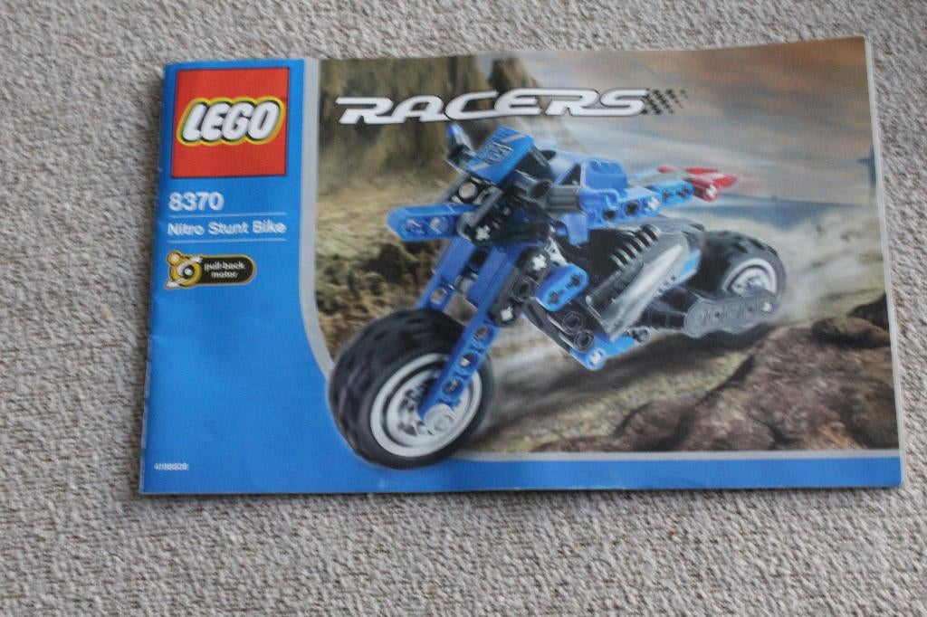 8370 Lego racer. Stuntbike., Lego, Ophalen of Verzenden, Zo goed als nieuw, Compleet