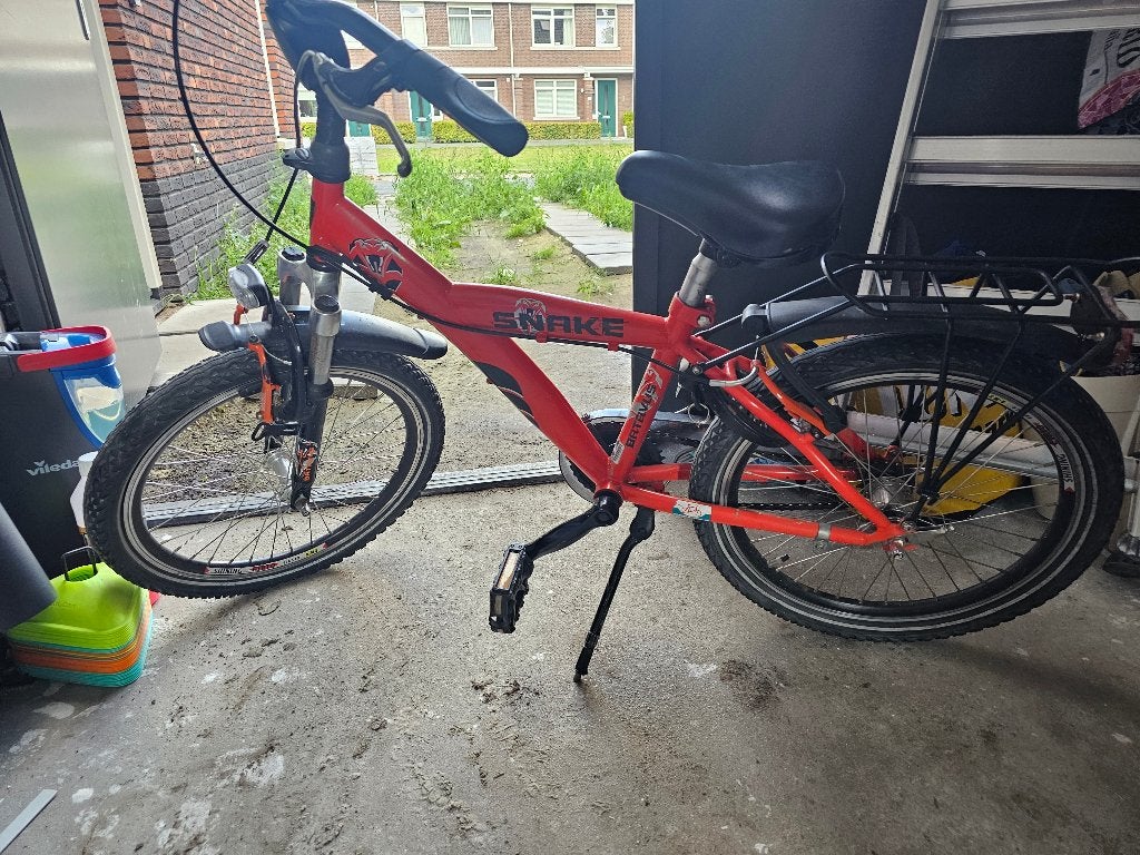 Kinderfiets, Ophalen, Zo goed als nieuw, Batavus Snake, Terugtraprem