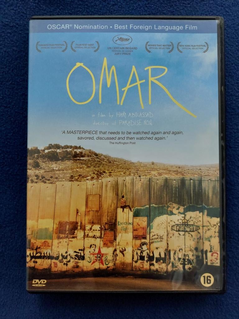 Omar DVD - Oscar-genomineerde film, Vanaf 16 jaar, Ophalen of Verzenden, Gebruikt, Waargebeurd drama