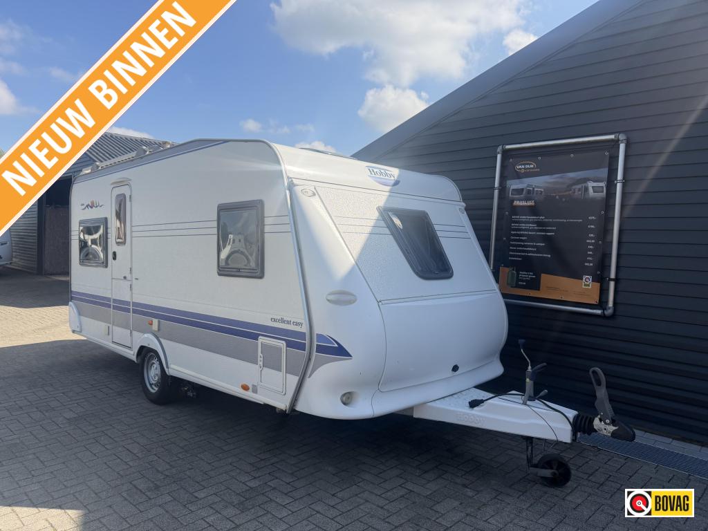 Hobby Excellent Easy 460 UFE , mover, voortent in nieuwstaat, Rondzit, Hobby, Bedrijf, Overige typen