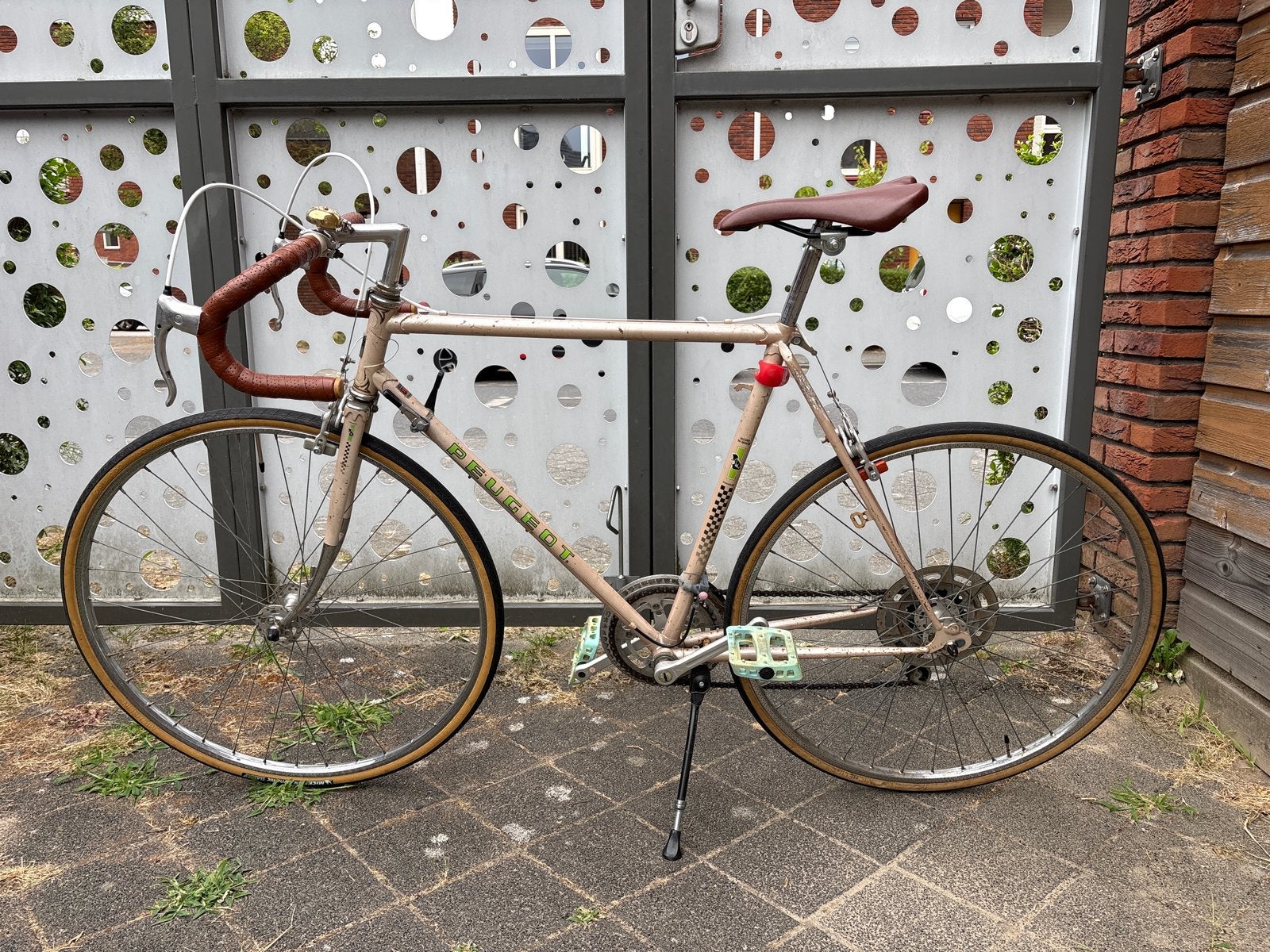 Vintage Peugeot  Record Du Monde Super Sport racefiets, Gebruikt, Staal, 53 tot 57 cm, Ophalen