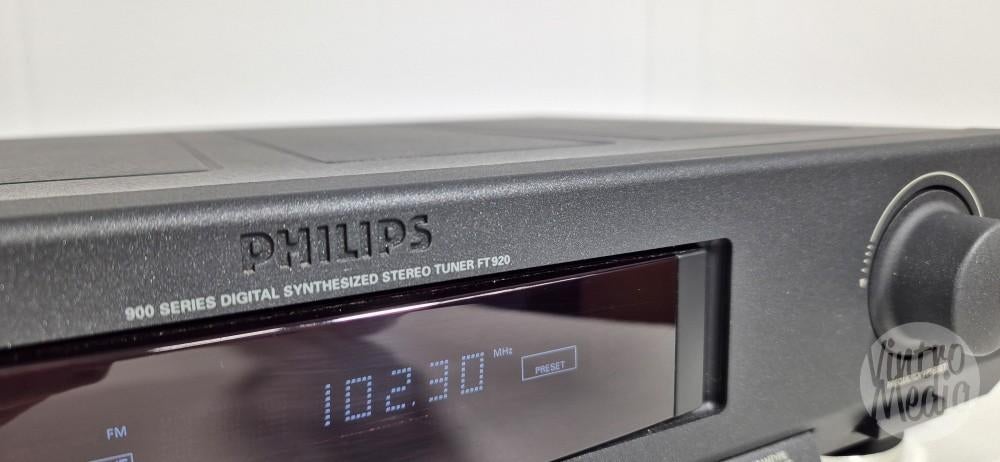 Philips FT920 Tuner | Radio | FM | AM | Philips 900 Serie, Ophalen of Verzenden, Refurbished