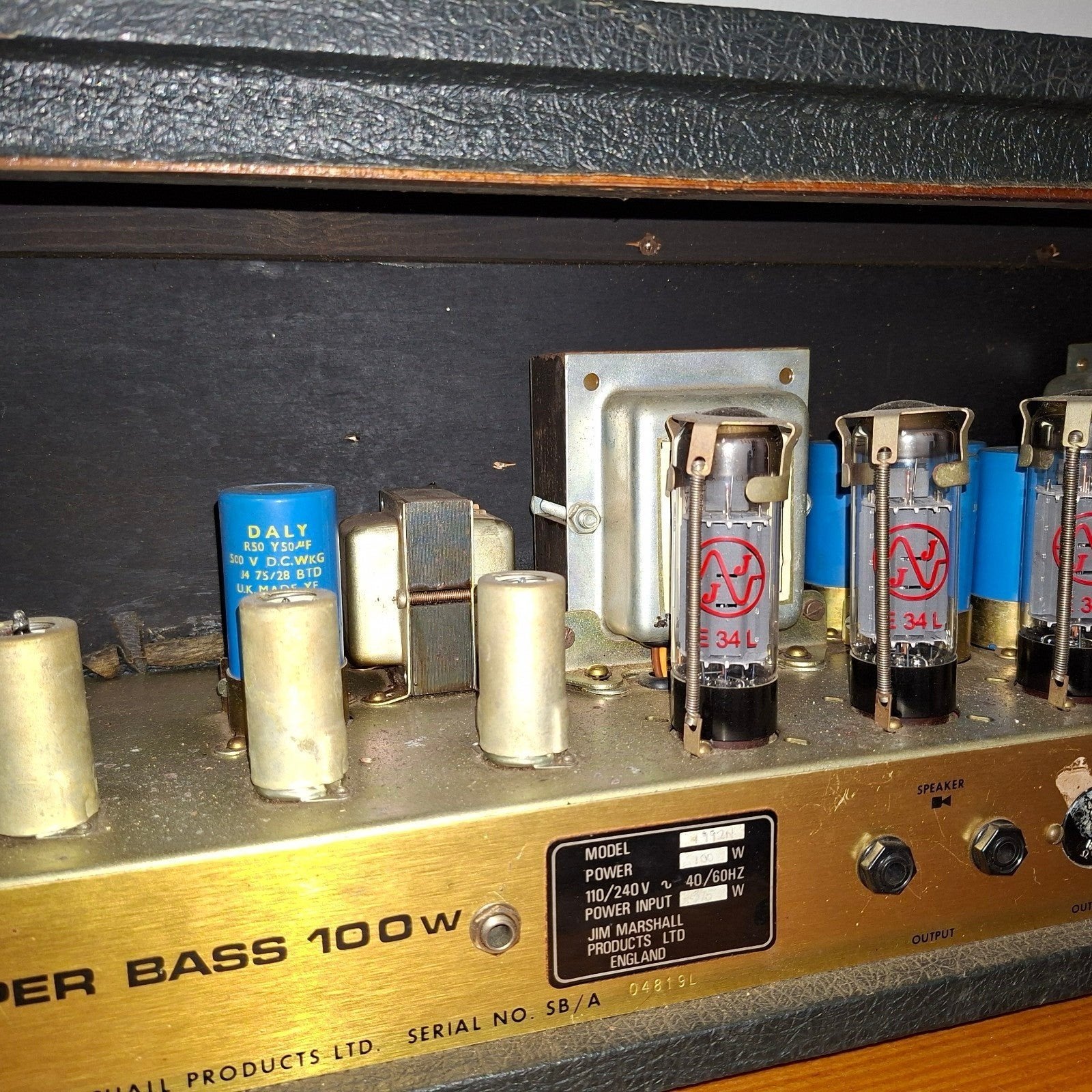 Marshall Super Bass 100W MK II buizenversterker, Ophalen of Verzenden, Gebruikt, Basgitaar, 100 watt of meer