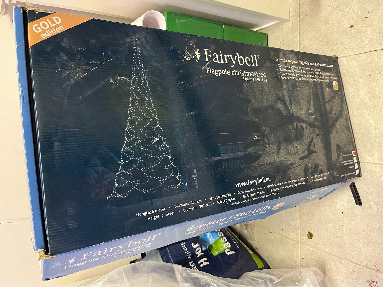 fairybell kerstboom verlichting 6m, Ophalen, Gebruikt