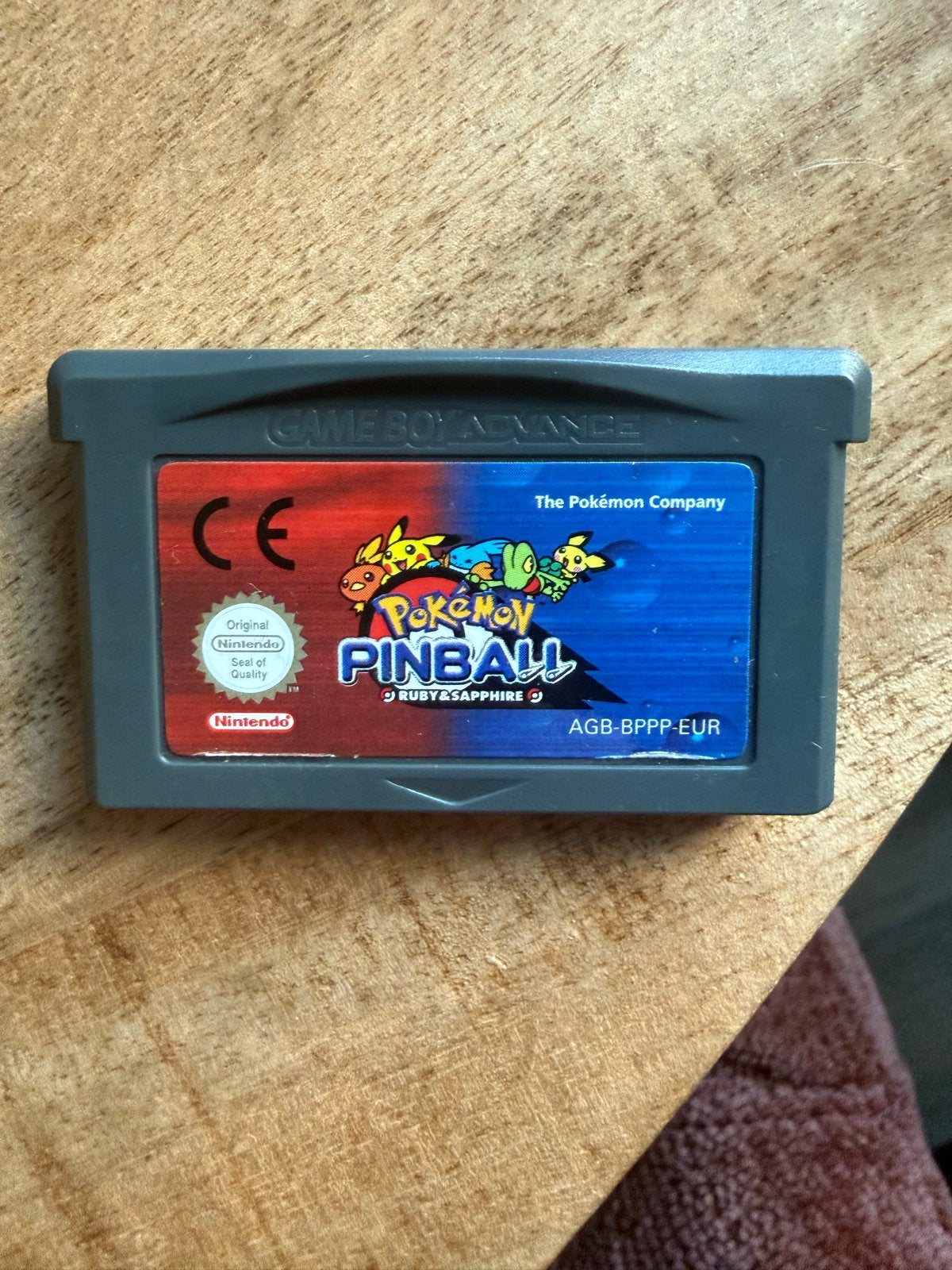 Pokémon Pinball Ruby & Sapphire - Game Boy Advance, Spelcomputers en Games, Gebruikt, Overige genres, 1 speler, Ophalen of Verzenden