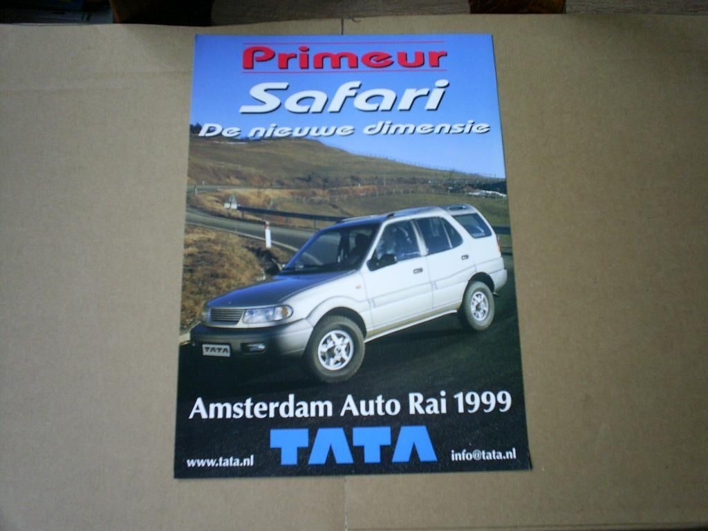 Tata Safari 1999 2 pag., Verzenden, Zo goed als nieuw, Overige merken