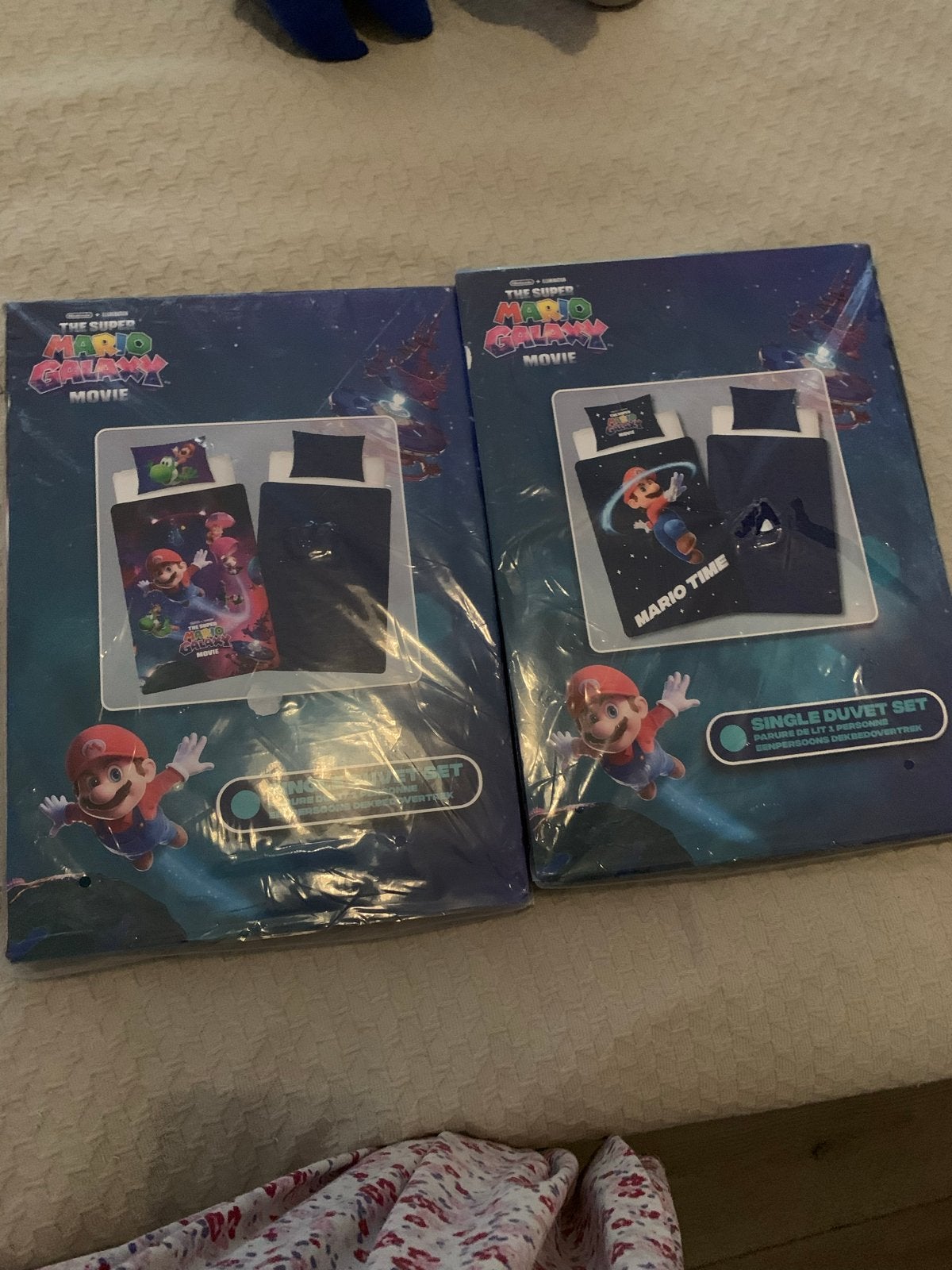 Super Mario Galaxy Movie Dekbedovertrek - Eenpersoons, Eenpersoons, Meerkleurig, Dekbedovertrek, Nieuw