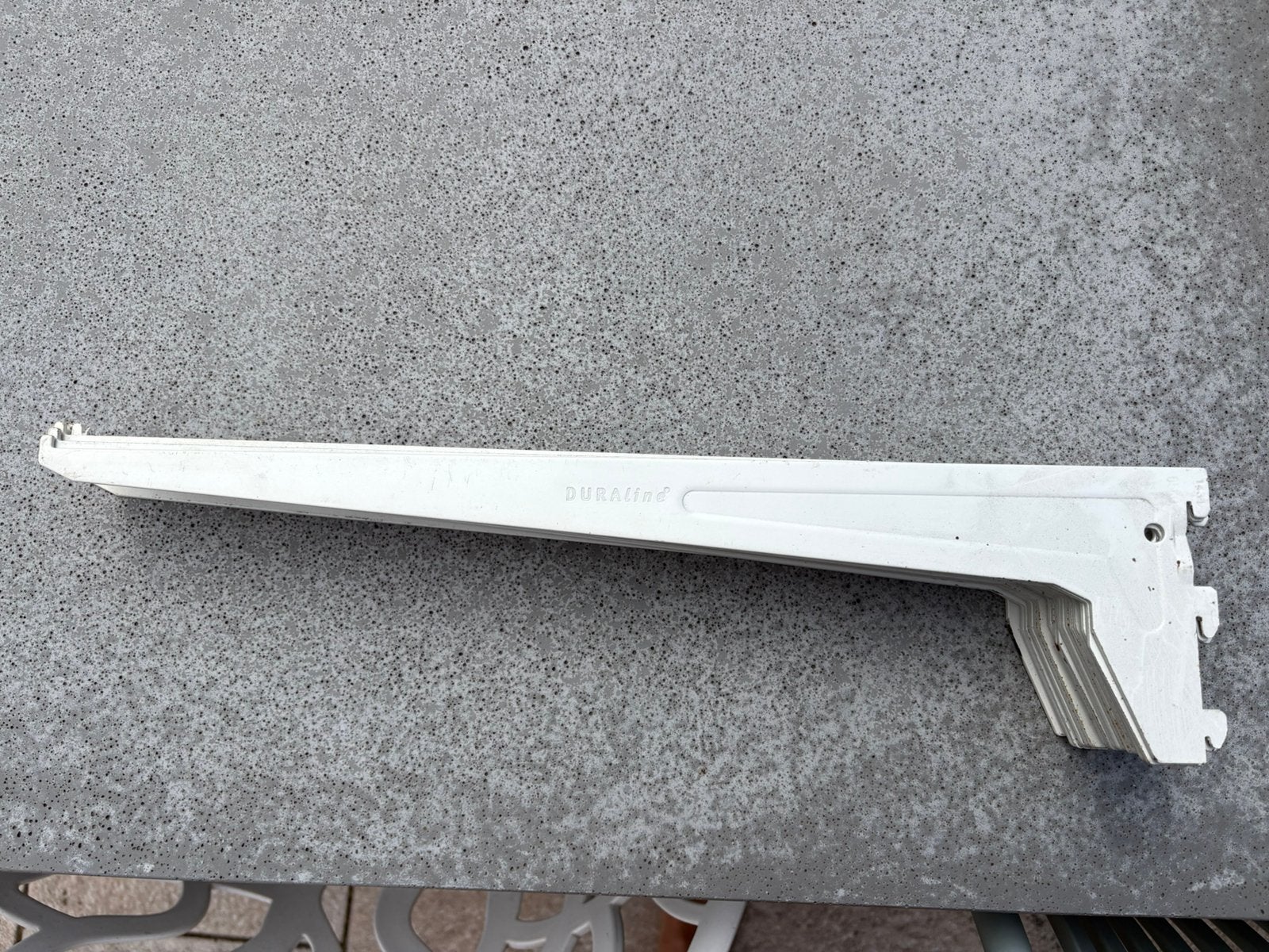Duraline f-systeem plankdragers 50 cm 19 stuks, Ophalen, Gebruikt