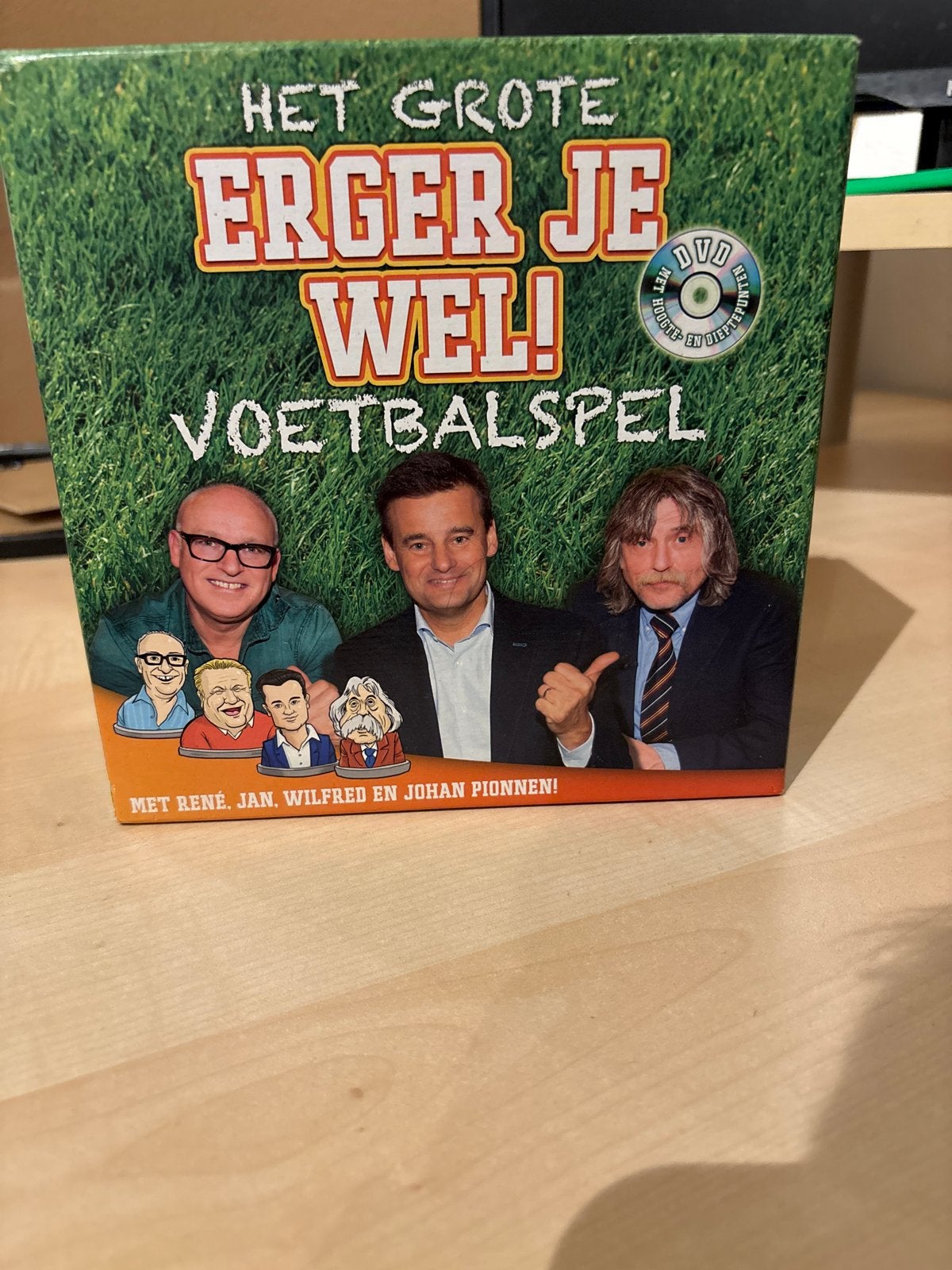 Het Grote Erger Je Wel! Voetbalspel - René, Jan, Wilfred, Drie of vier spelers, Ophalen of Verzenden, Zo goed als nieuw