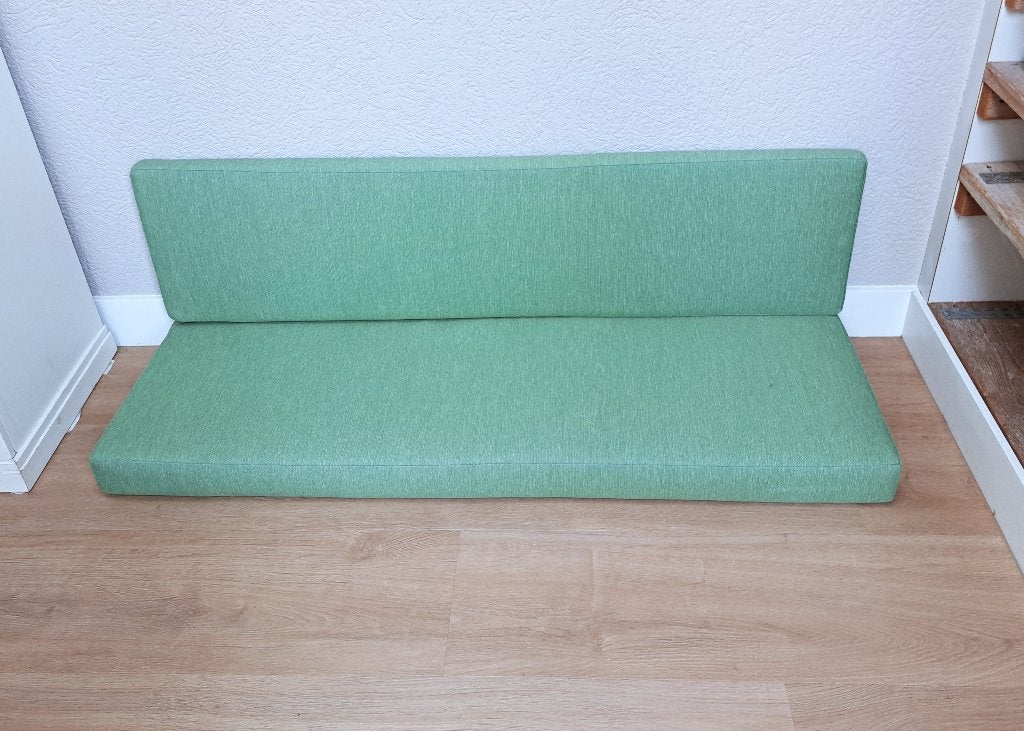 Zit- en rugkussen (tuin)bank, Ophalen, Zo goed als nieuw, Overige materialen
