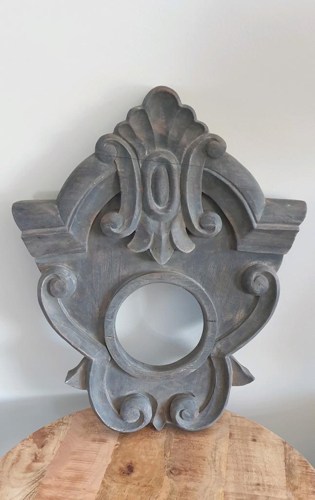 Landelijke spiegel, h 50 cm, Ophalen of Verzenden