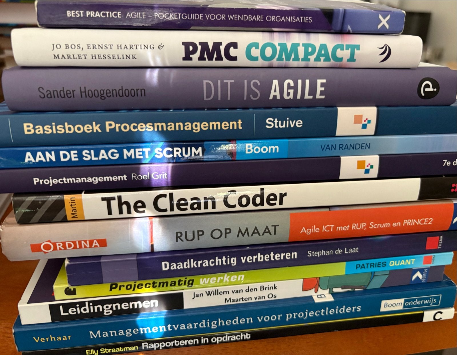 Collectie boeken over projectmanagement en Agile methoden, Ophalen of Verzenden, Gamma, Zo goed als nieuw, Niet van toepassing