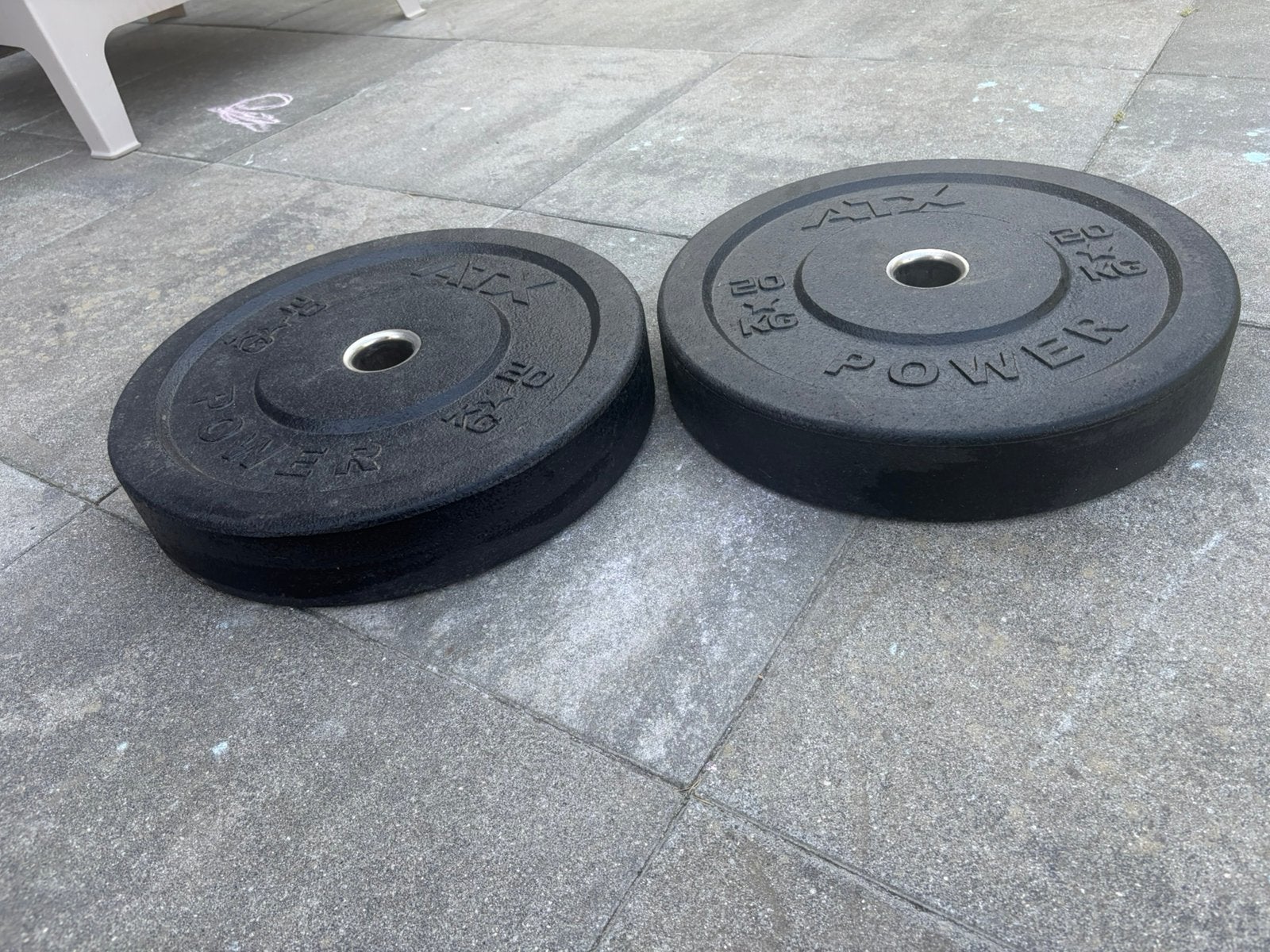 Gewichten / halterschijven 2x 20kg en 4x 5kg 50mm, Sport en Fitness, Fitnessmaterialen, Ophalen, Zo goed als nieuw, Halterschijven