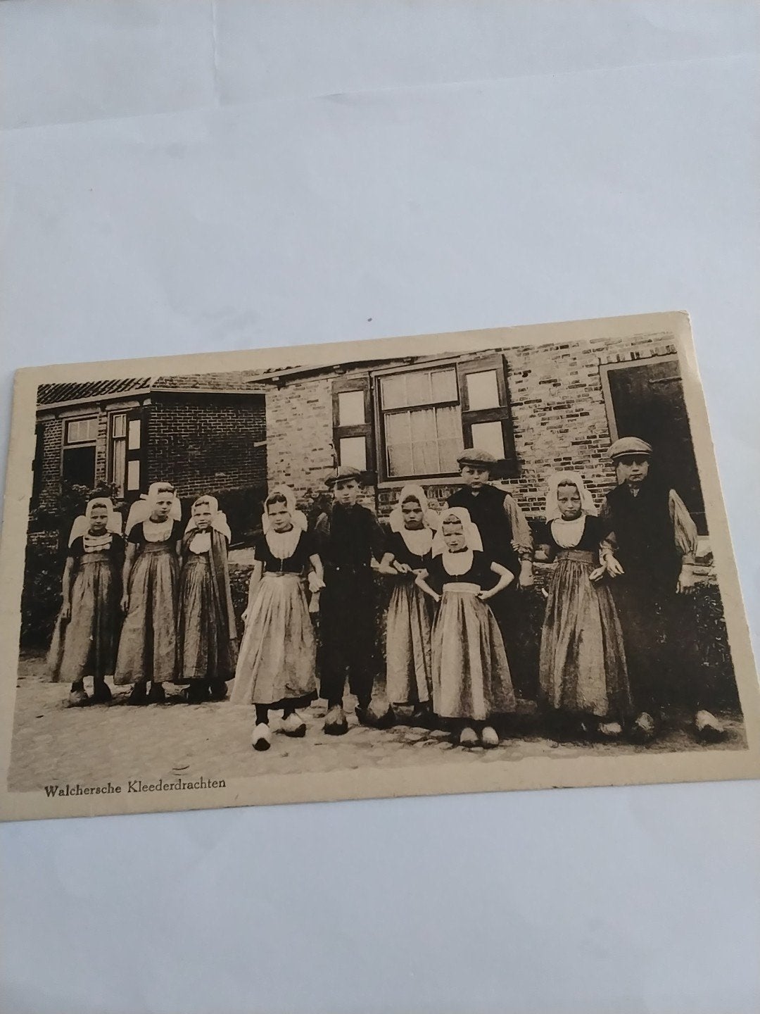 Oude ansichtkaart Walcherse Klederdrachten 1929, Ophalen of Verzenden, 1920 tot 1940, Gelopen, Zeeland