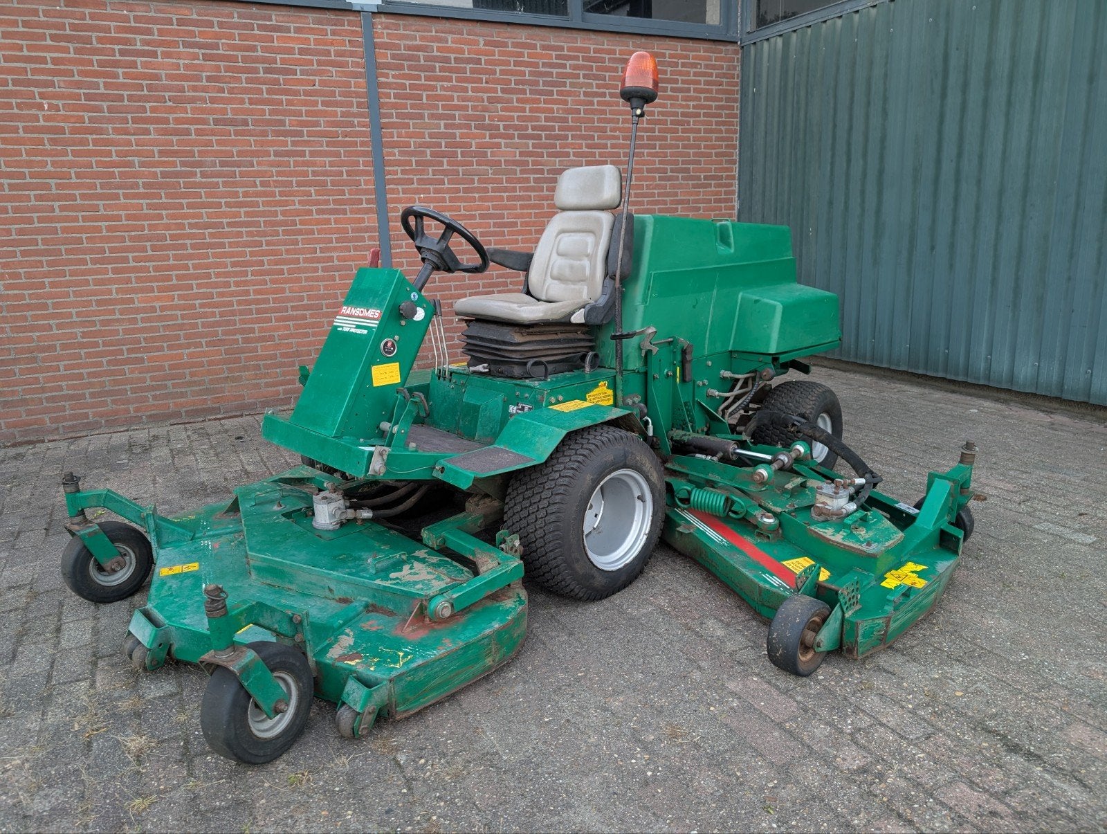 Dikke Ransomes 951d 3 delige cirkelmaaier! 4cil.diesel!50pk!, Gebruikt, Elektrische starter, Ransomes, Ophalen of Verzenden