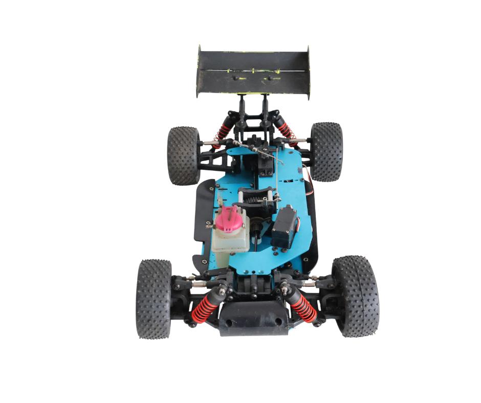 Thunder Tiger 1/10 rc nitro auto, Hobby en Vrije tijd, Gebruikt, Auto offroad, Ophalen of Verzenden, Schaal 1:10