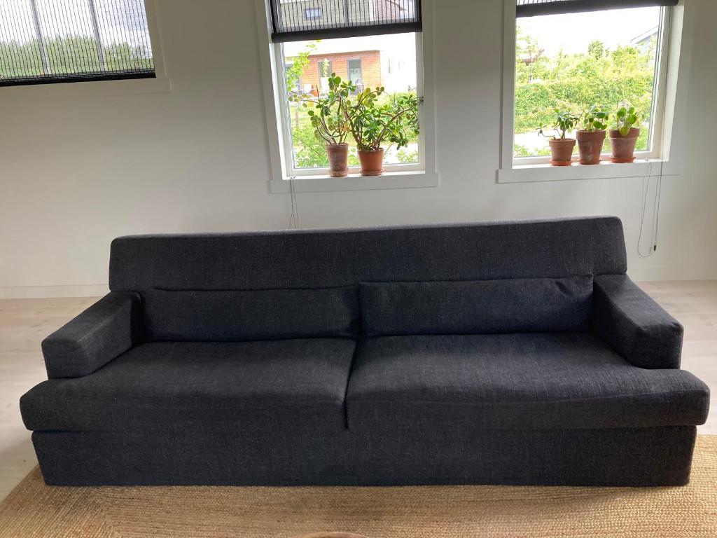 Meridiani James Slim 235 bank, Huis en Inrichting, Banken | Bankstellen, Ophalen, Driepersoons, 75 tot 100 cm, Zo goed als nieuw