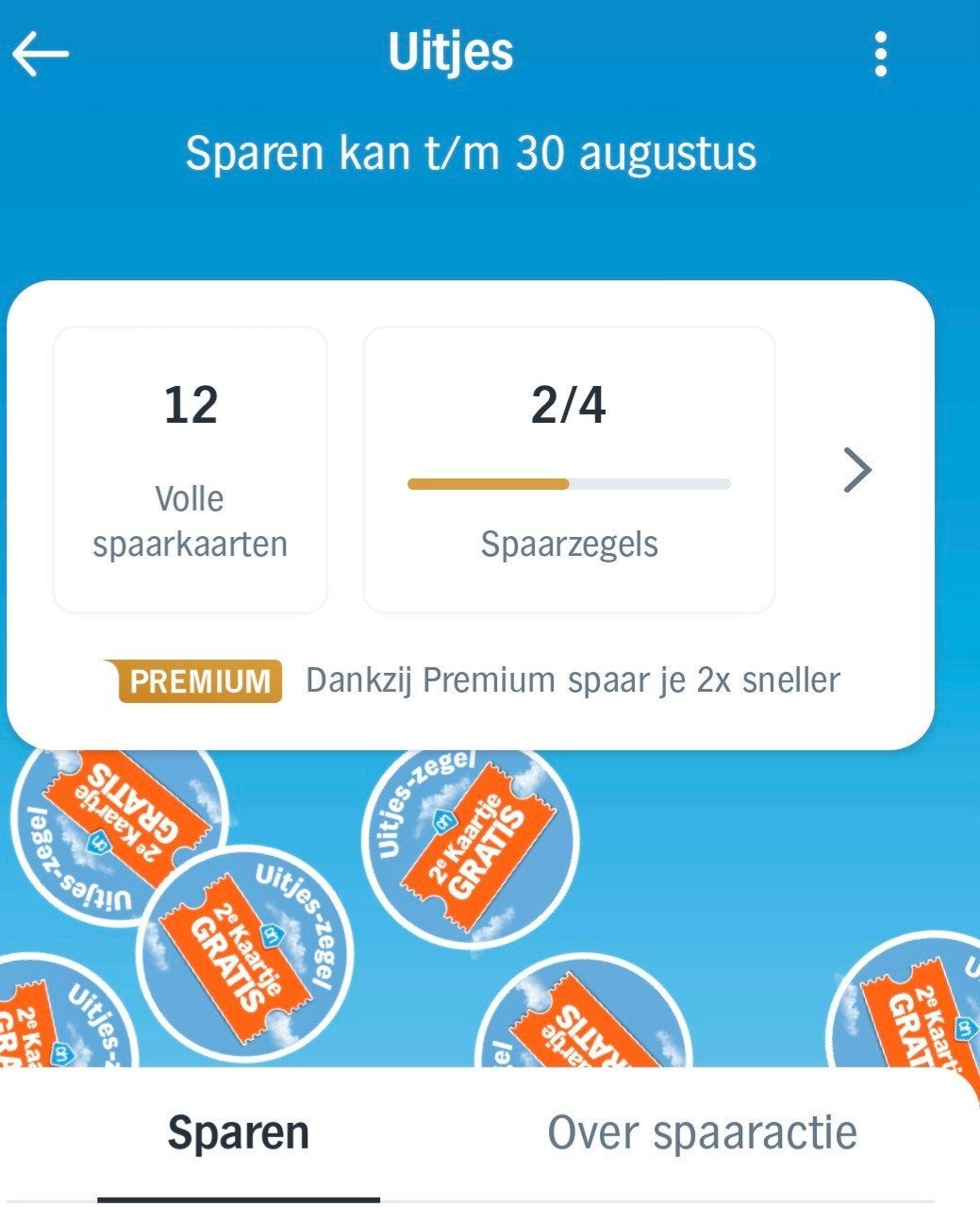 uitjeszegels ah 12 digitale volle kaarten, Verzamelen, Supermarktacties, Albert Heijn, Ophalen