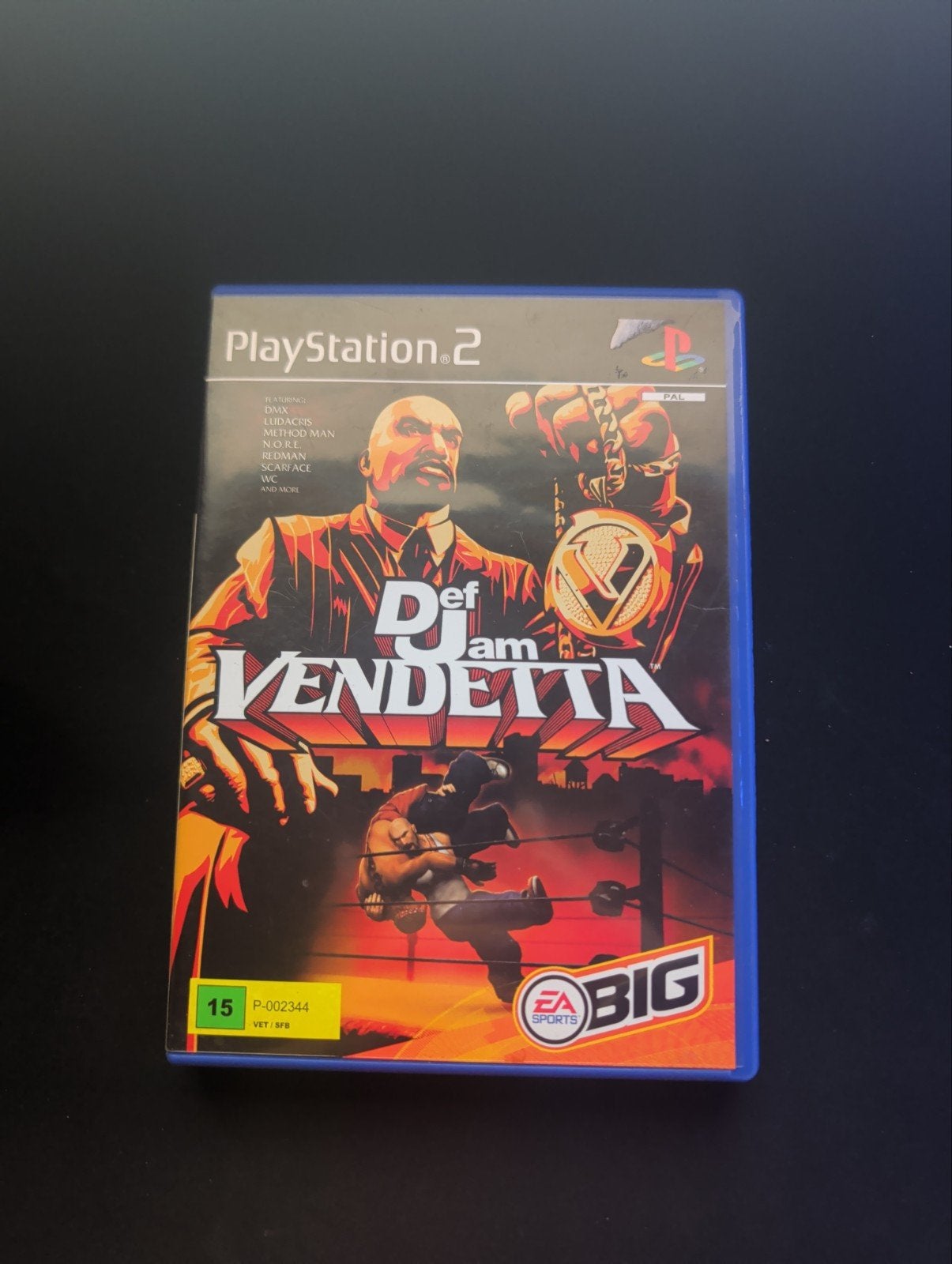 Def Jam Vendetta PlayStation 2, Gebruikt, Vechten, 2 spelers, Eén computer