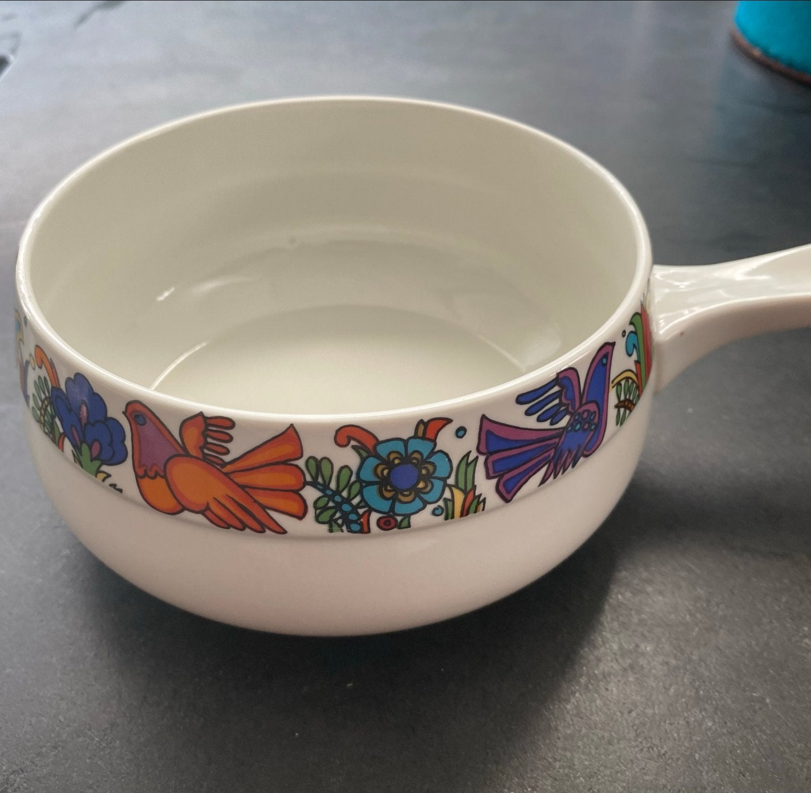 Villeroy & Boch “Acapulco” 15 cm Fonduepan met handvat, Antiek en Kunst, Ophalen of Verzenden