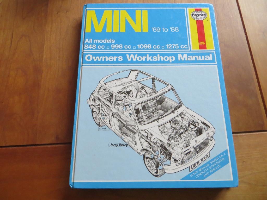 Haynes workshop manual vraagbaak Mini alle types 1969-1988, Auto diversen, Handleidingen en Instructieboekjes, Ophalen of Verzenden