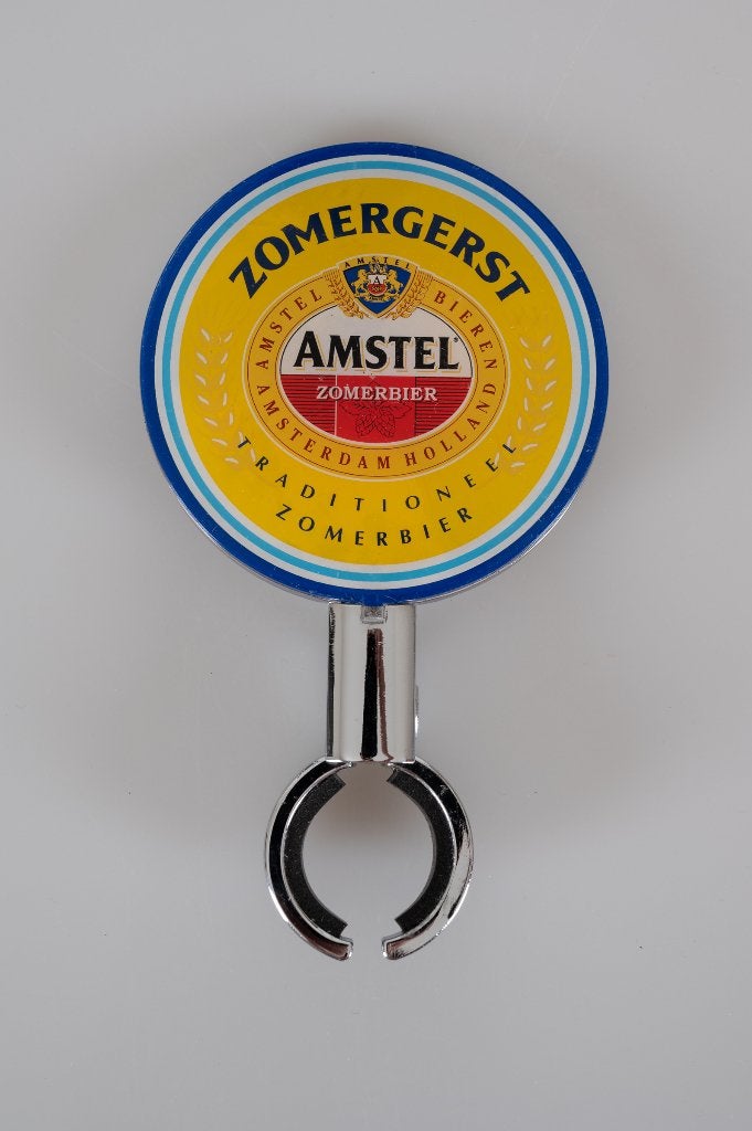 Amstel Zomergerst tapruiter, Ophalen of Verzenden, Zo goed als nieuw, Reclamebord, Plaat of Schild, Amstel