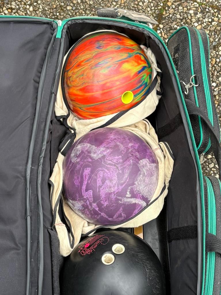 Bowlingset, Sport en Fitness, Bowlen, Ophalen, Zo goed als nieuw, Bal