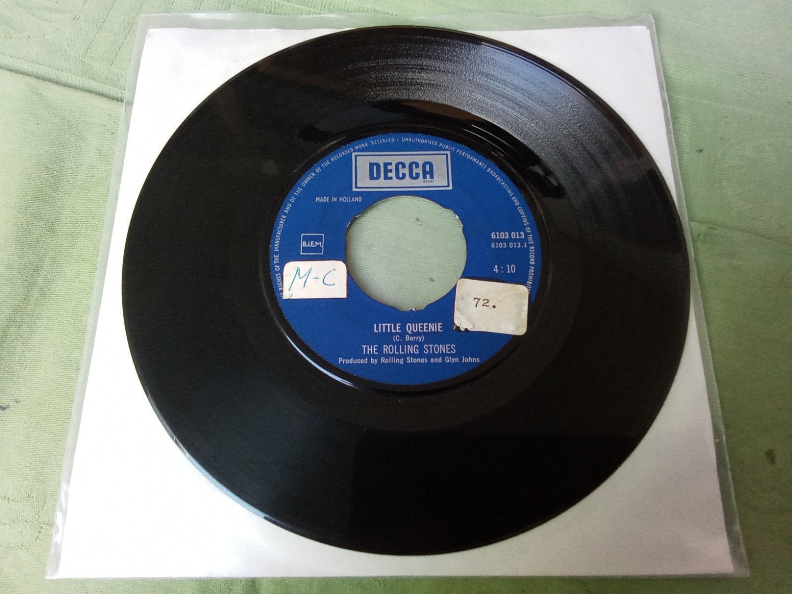 Rolling Stones.         Little Queenie.      Love in vain, Verzenden, Gebruikt, Pop