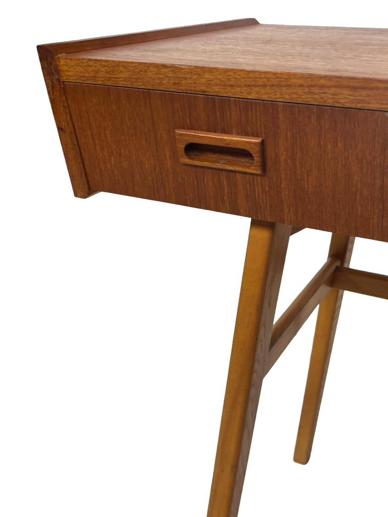 Vintage Kaptafel Jaren 60 Design Teak Fineer gangkast, Gebruikt, Vintage, 50 tot 100 cm, Minder dan 100 cm