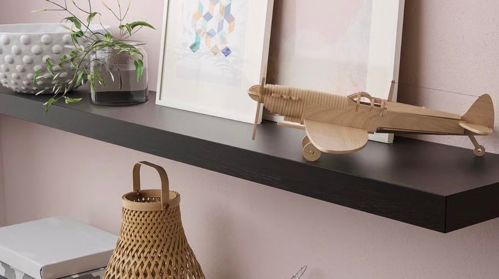 IKEA Lack wandplank bruin 190cm x 26cm, Ophalen, Gebruikt