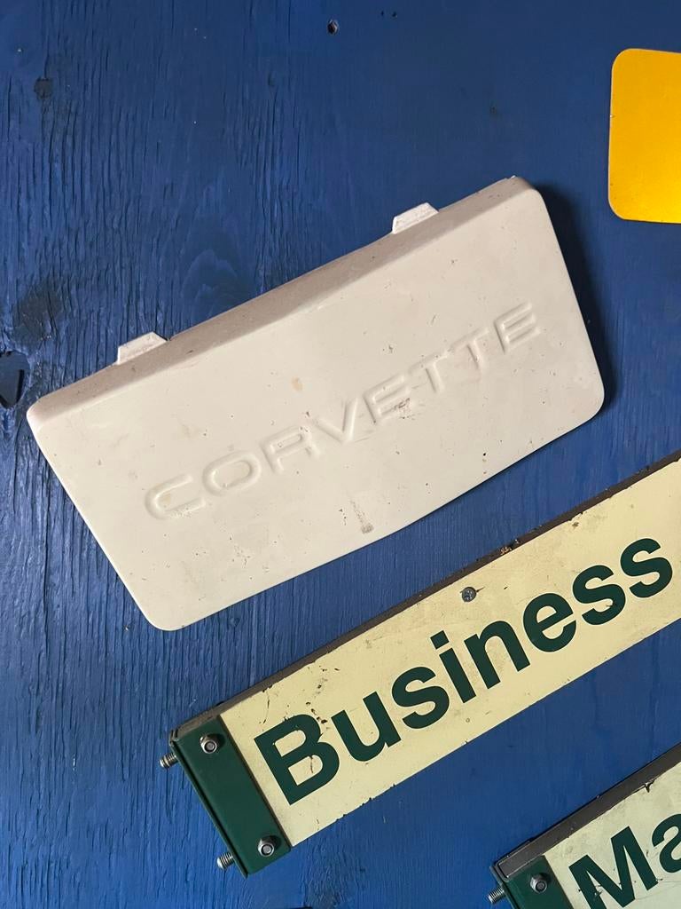 Corvette c4 license plate insert bumperplaat, Ophalen of Verzenden, Nieuw