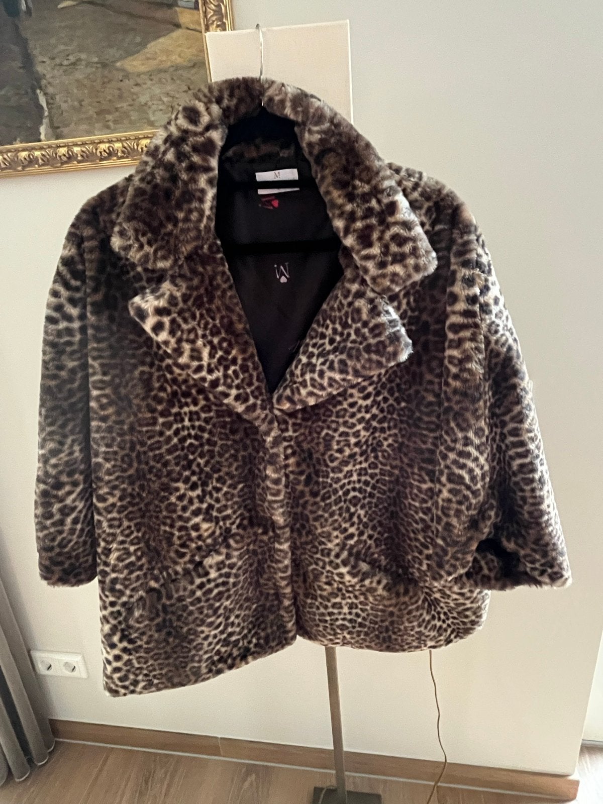 Mucho Gusto Panterprint Jas Maat M, Ophalen of Verzenden, Zo goed als nieuw, Maat 38/40 (M), Bruin