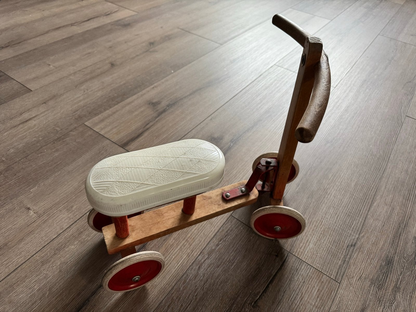 Vintage Rolli loopfiets - Houten loopfietsje, Kinderen en Baby's, Ophalen of Verzenden, Gebruikt, Loopfiets
